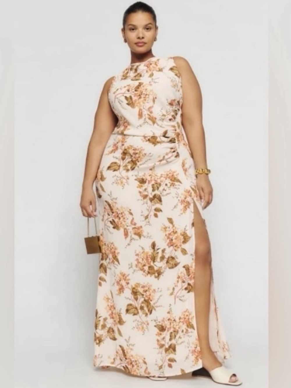 REFORMATION Senna Maxi Dress Gown NEW SIze 16 Bella Floral NEW With Tag
